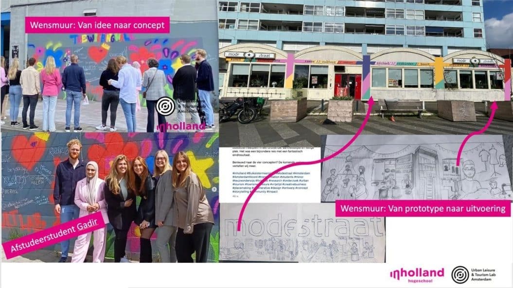 De realisatie van een prachtig ontwerp: de ‘Wensmuur’